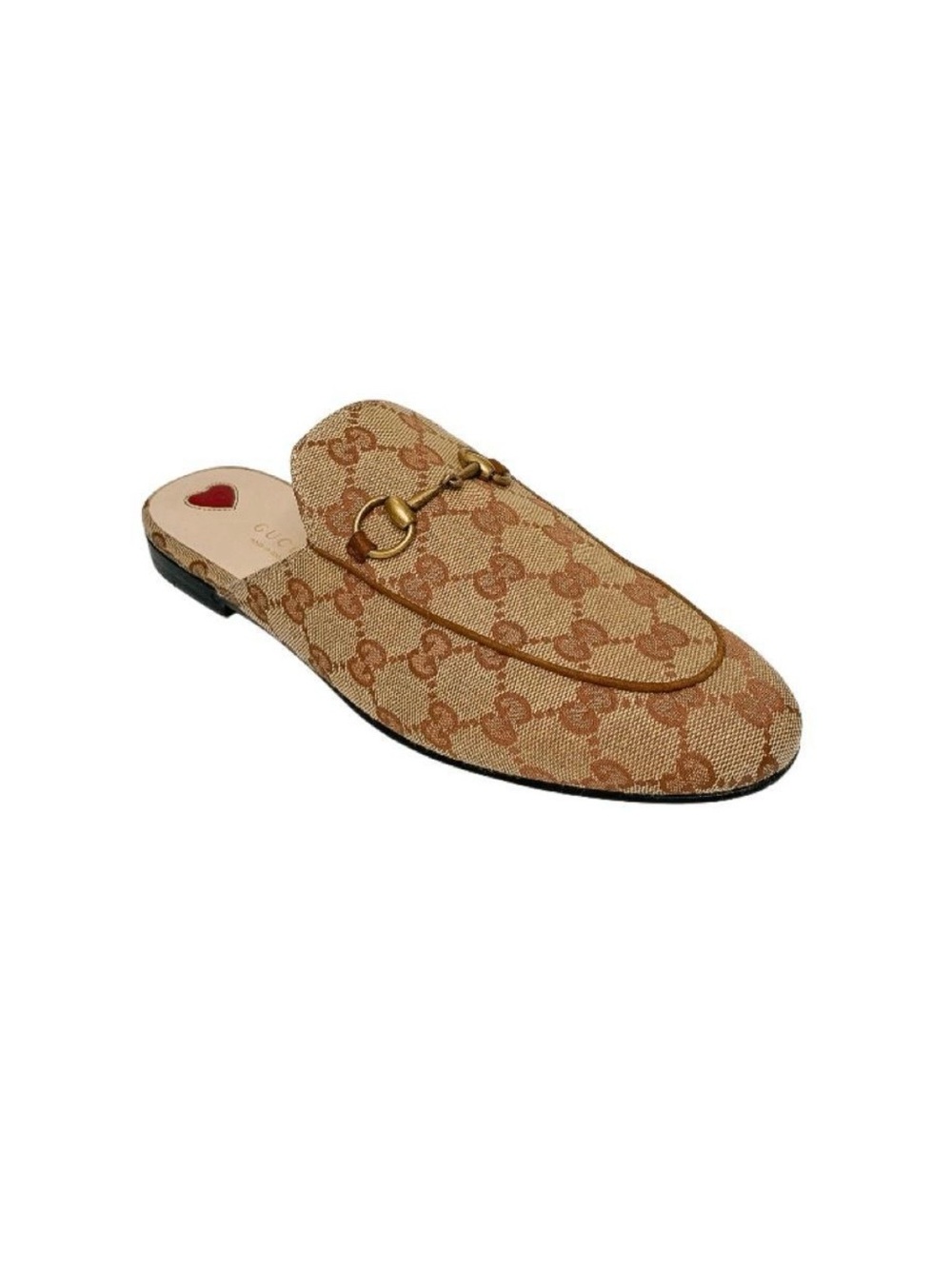 Authentic Gucci Princetown GG logo Monogram Mules
